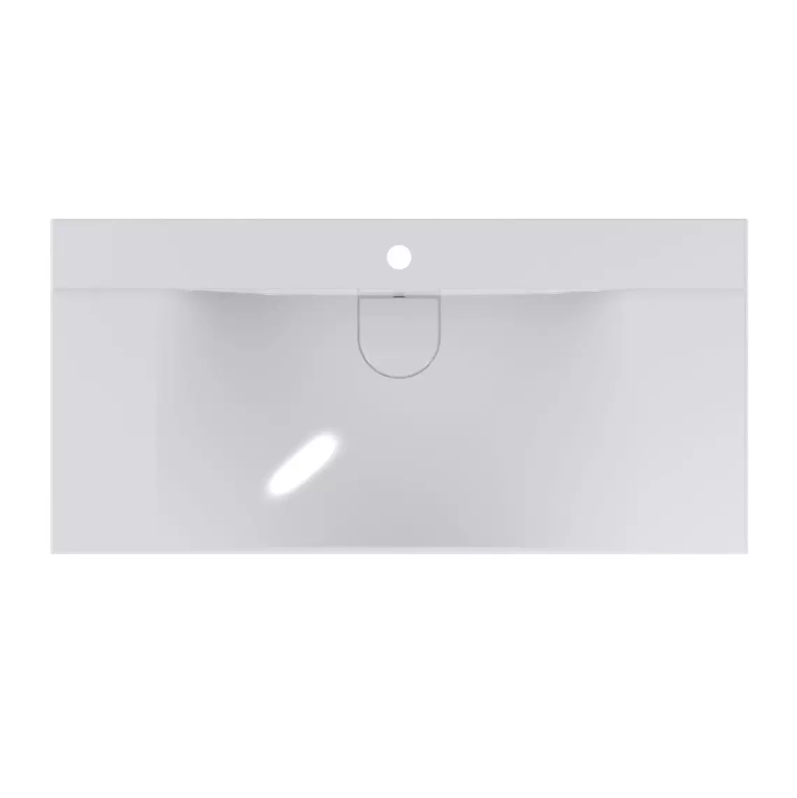 Умывальник подвесной Miraggio Fly 1000, белый (0000733) - Фото 2