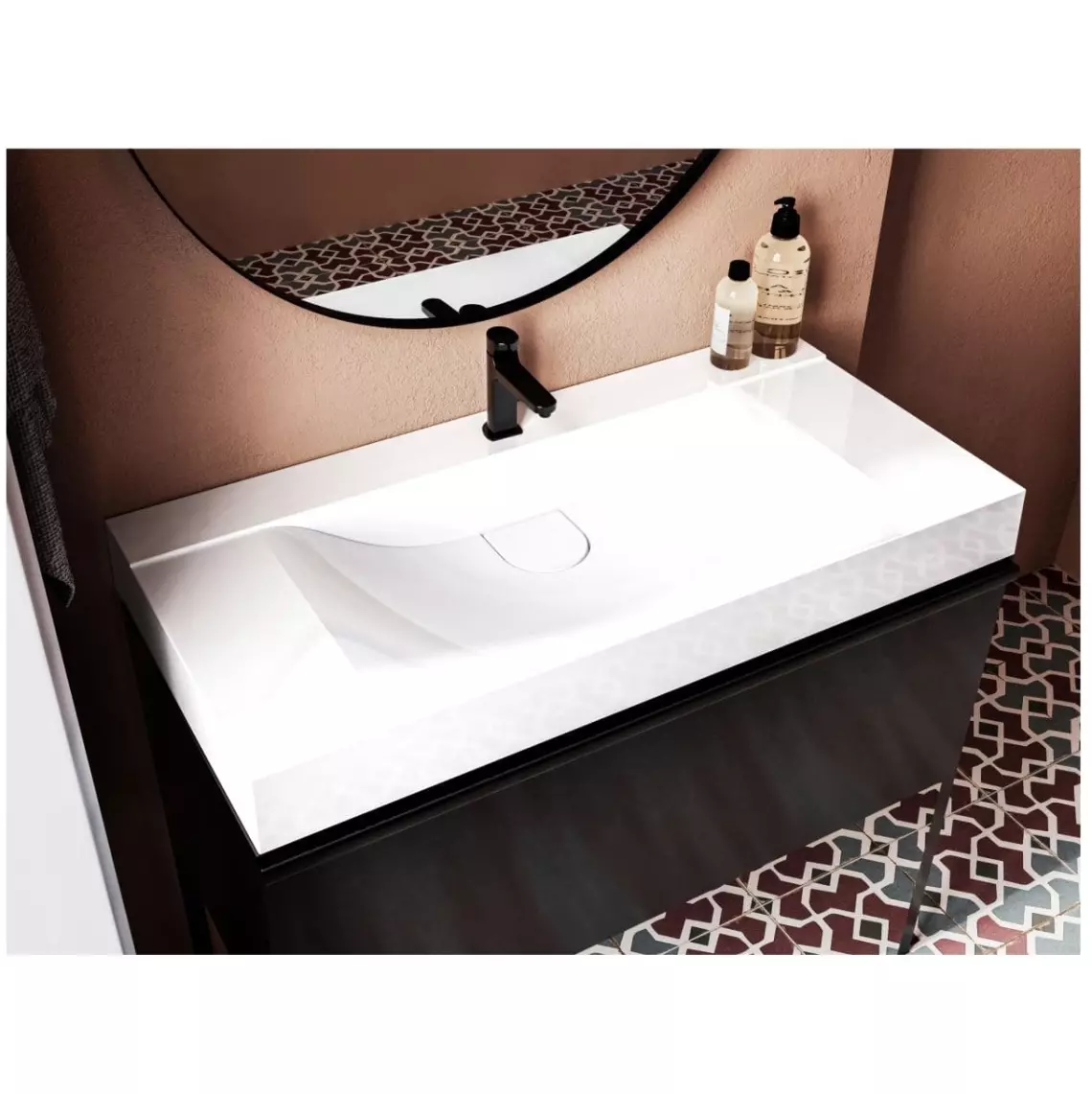 Умывальник подвесной Miraggio Fly 1000, белый (0000733) - Фото 3