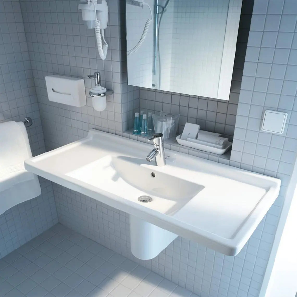 Умывальник 105 см мебельный Duravit Starck 3 (0304100000) - Фото 2