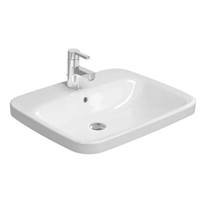 Умывальник встраиваемый Duravit DuraStyle 61.5х49.5 см, белый (0374620000) - Фото 1