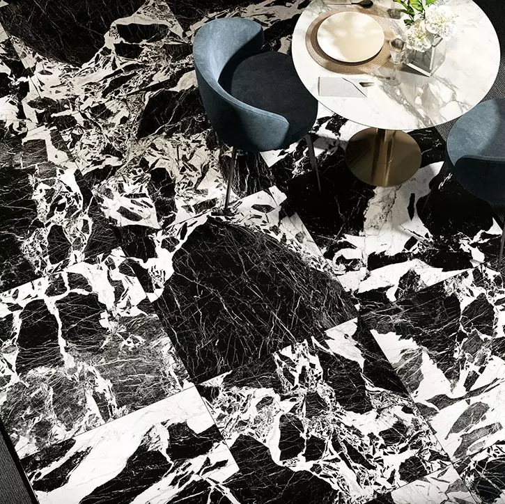 Керамограніт Fioranese Prestige Black Antique Effect 74х148 R (0M3717R) - Фото 2