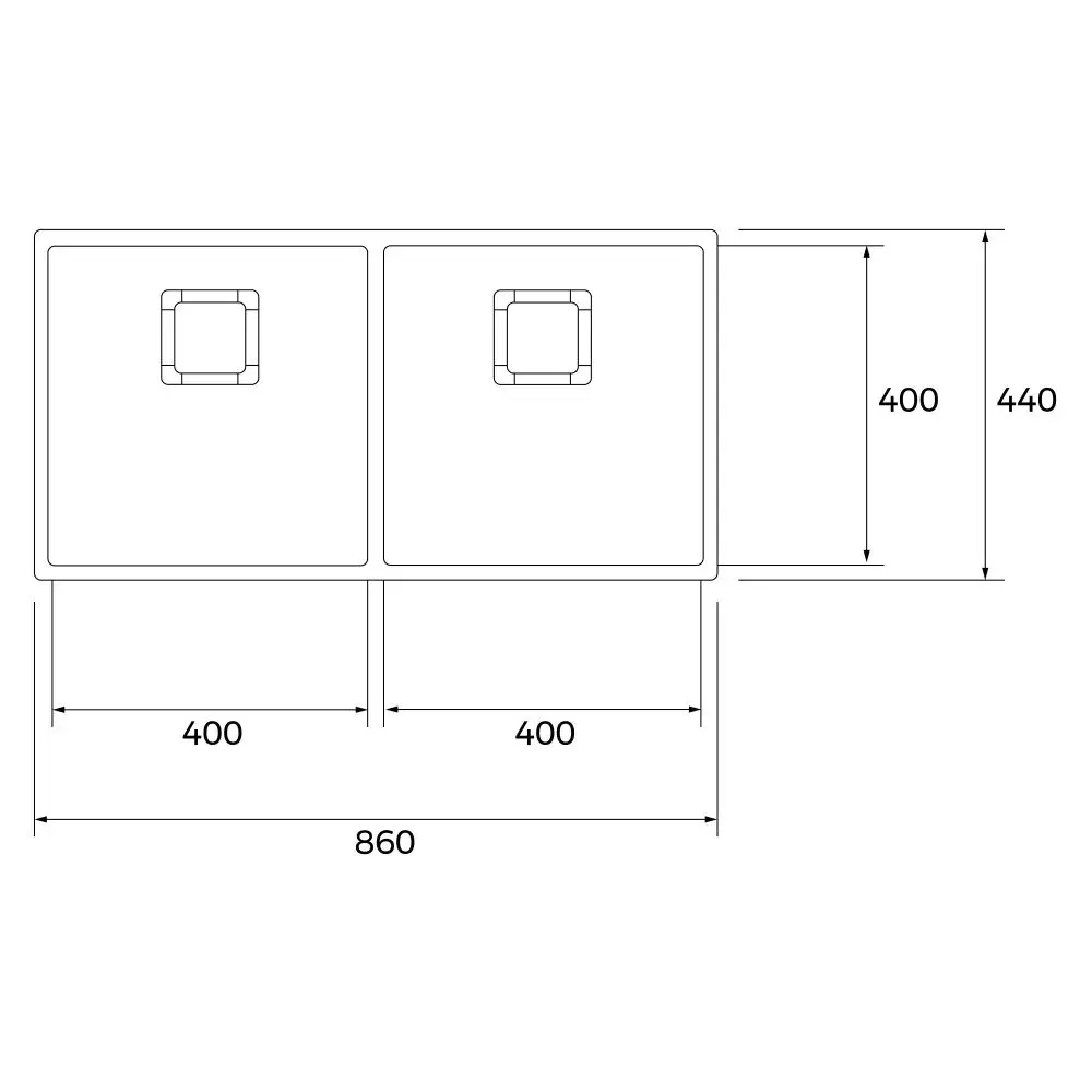 Мийка кухонна Teka Flexlinea 2B 860 PureClean 860х440 мм сталь нержавіюча (115030026) - Фото 5