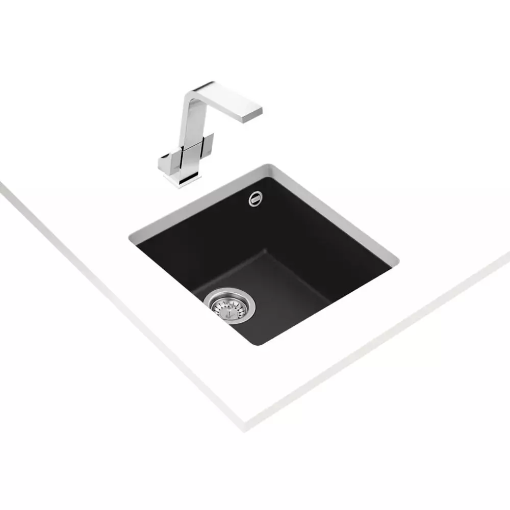 Кухонна мийка Teka Square 40.40 TG під стільницю, гранітна, чорний (115230025) - Фото 2