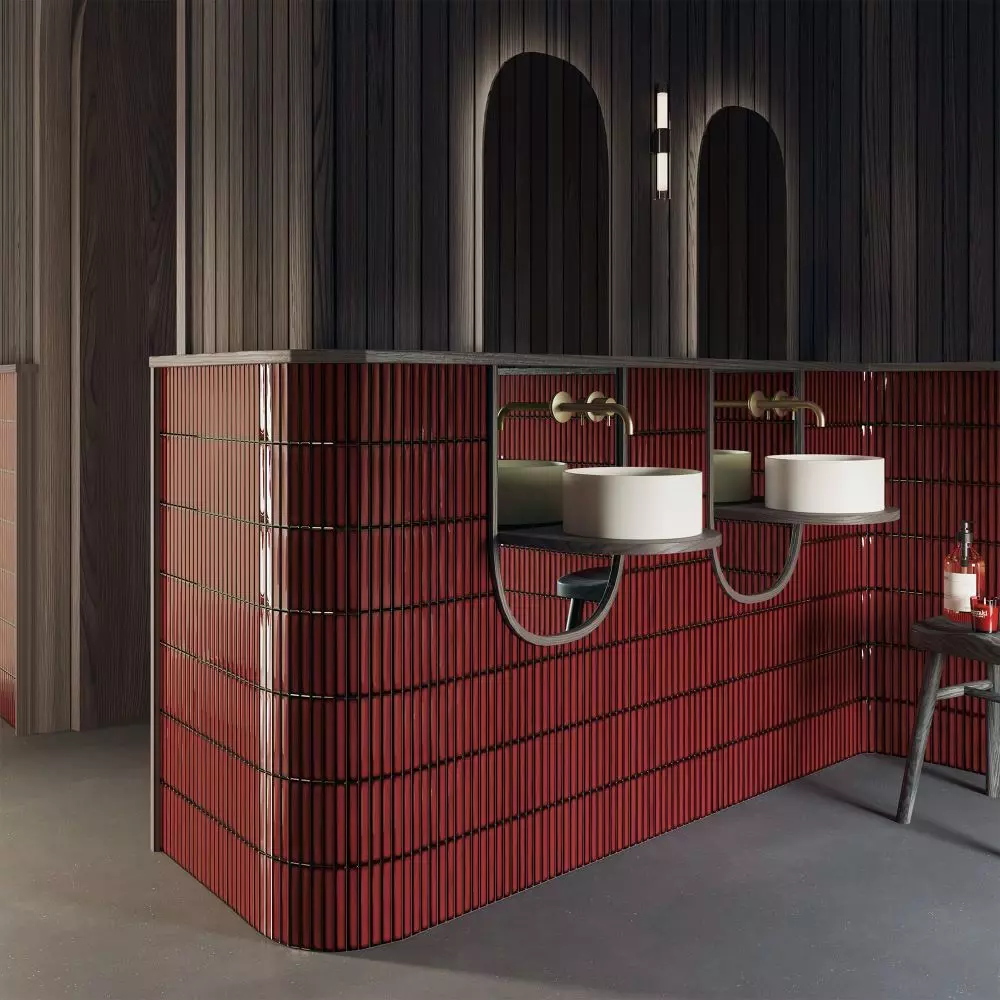 Плитка WOW Design, DNA Osaka Red Gloss 12.5х25 см, 10.5 мм (133482) - Фото 4