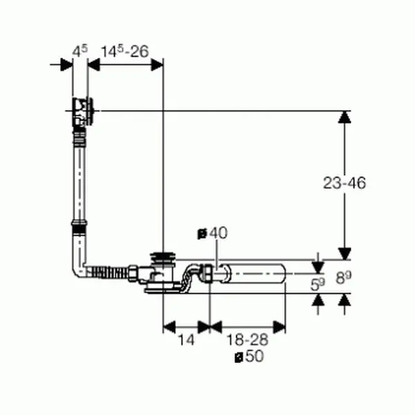Злив перелив, накладки хром Geberit (150.755.21.1) - Фото 2