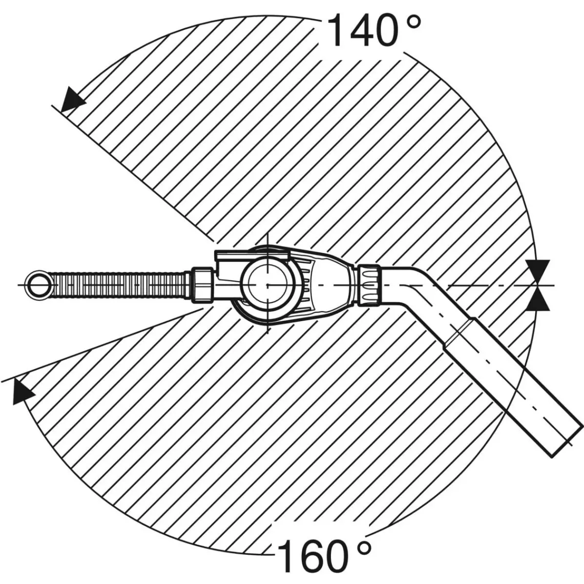 Злив-перелив для ванни Geberit з кнопкою PushControl, d52, довжина 26 см, з декоративним комплектом, хром (150.755.21.6) - Фото 3
