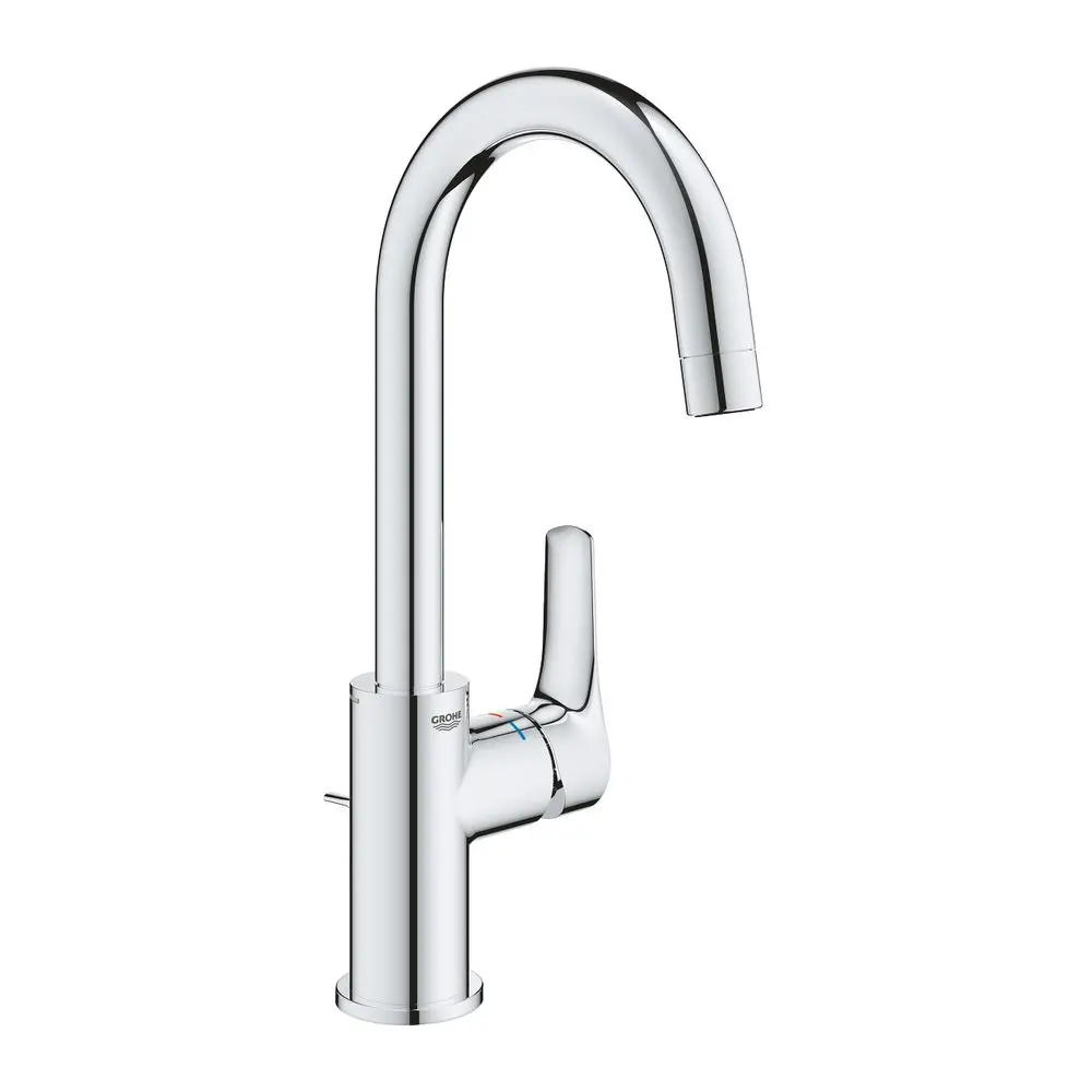 Змішувач одноважільний для раковини Grohe Eurosmart New 1/2 L-Size з донним клапаном, хром (23537003) - Фото 1