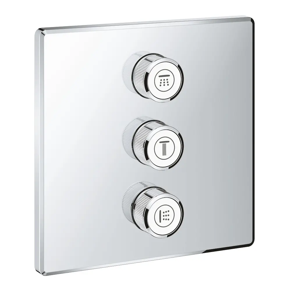 Зовнішня частина GROHE Grohtherm SmartControl для вентиля на 3 виходи (29127000) - Фото 1