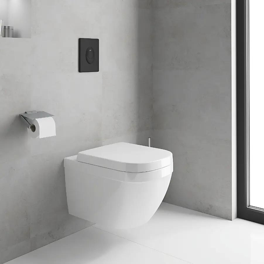 Клавіша змиву для унітазу Grohe Skate Air, чорний матовий (38505KF0) - Фото 3