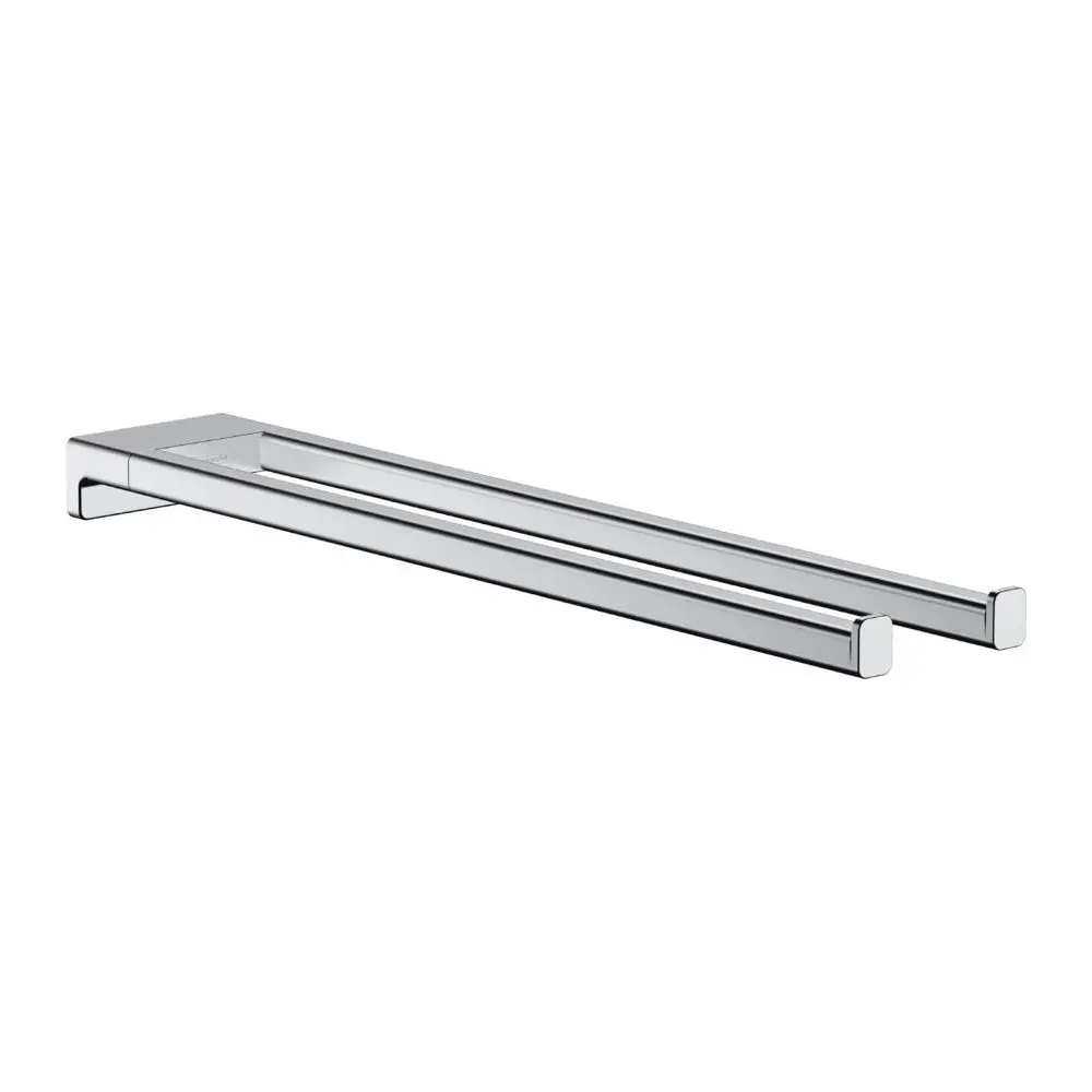 Полотенцедержатель Hansgrohe AddStoris с двумя ручками, хром (41770000) - Фото 1