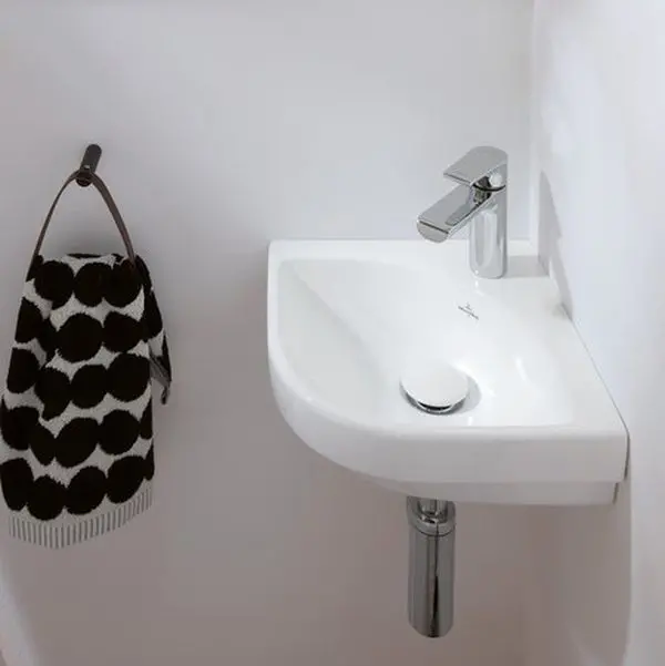 Умивальник кутовий Villeroy&Boch Subway 3.0 32 см, білий (43714601) - Фото 3
