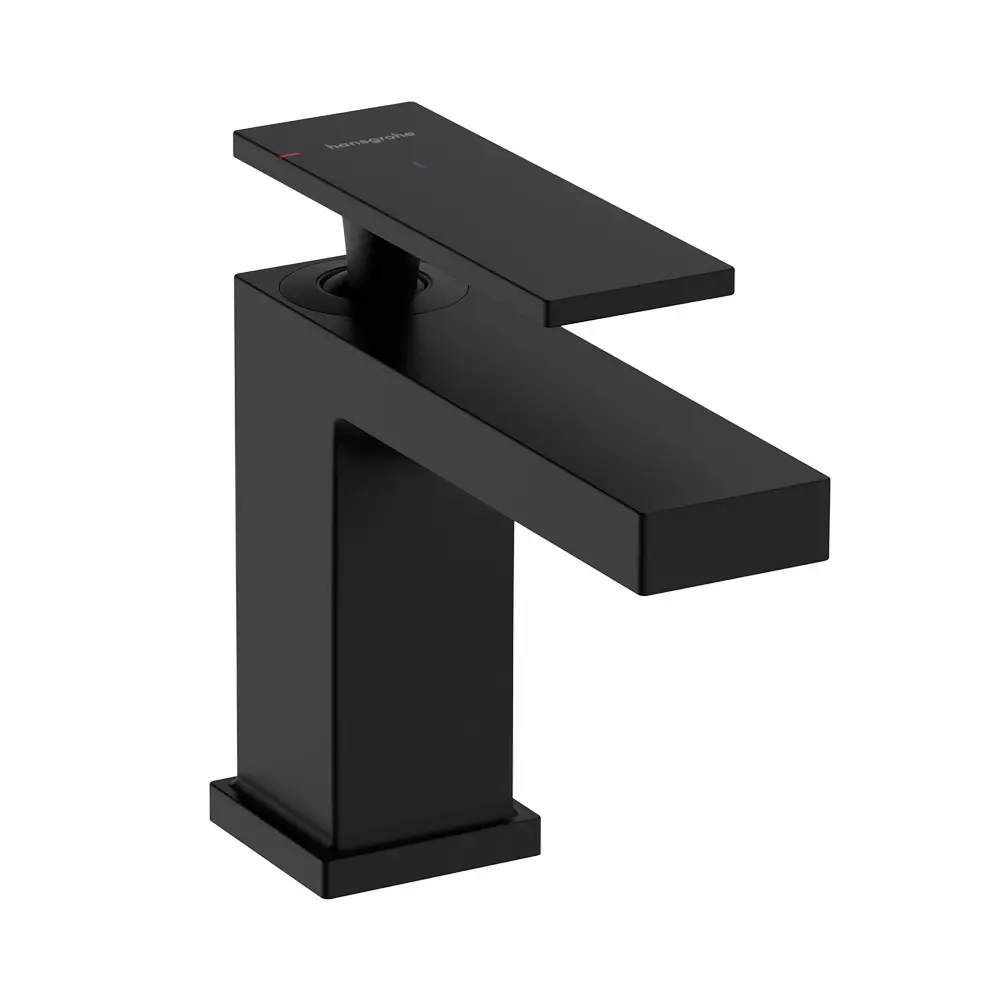 Змішувач Hansgrohe Tecturis E 80 CoolStart для умивальника, Matt Black (73002670) - Фото 1