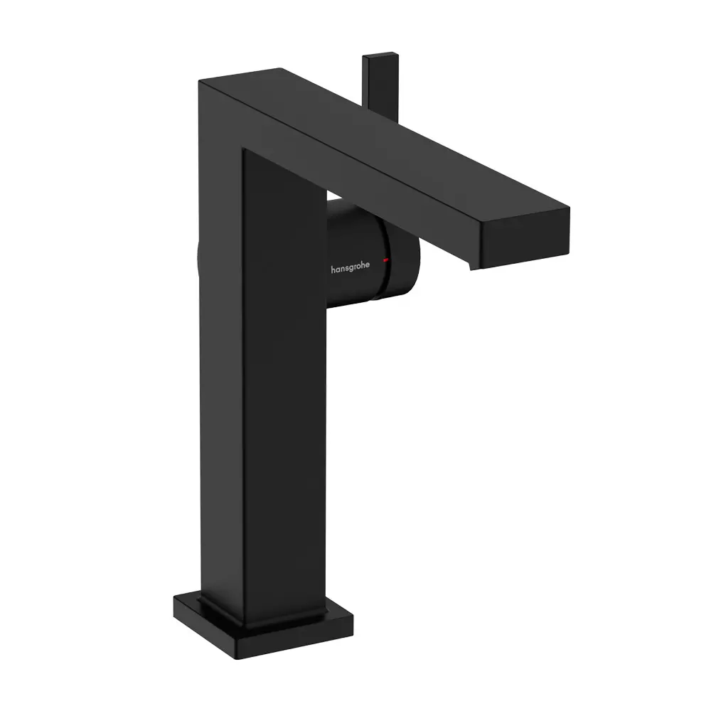 Змішувач для умивальника Hansgrohe Tecturis E 150 Fine CoolStart, Matt Black (73040670) - Фото 1