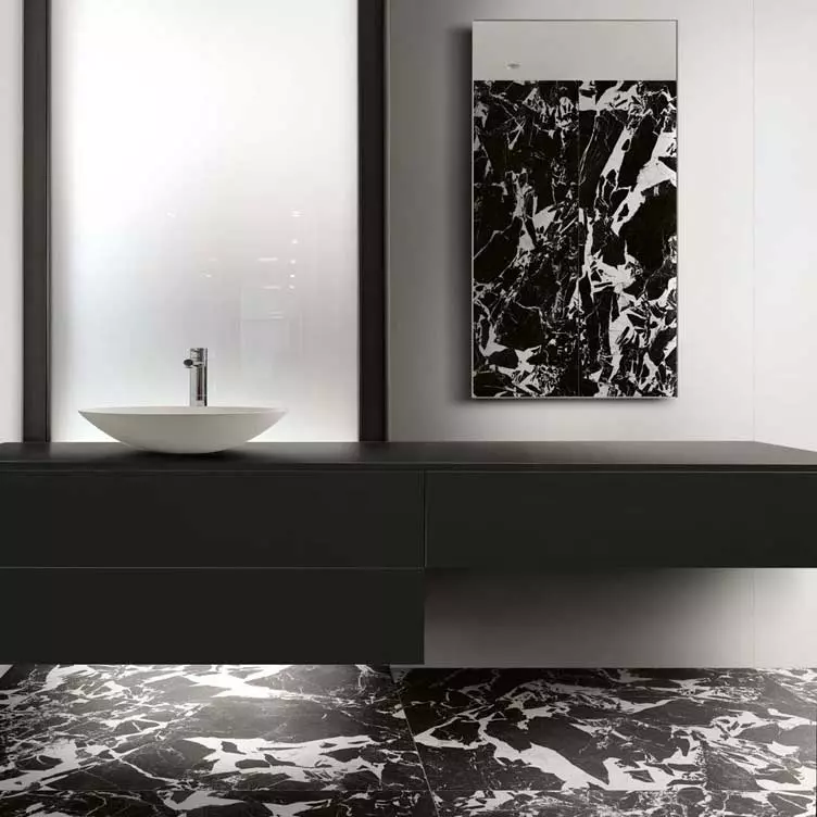 Керамограніт Floor Gres B&W White NATURALE R9 6mm 120x280 RET (765518) - Фото 3