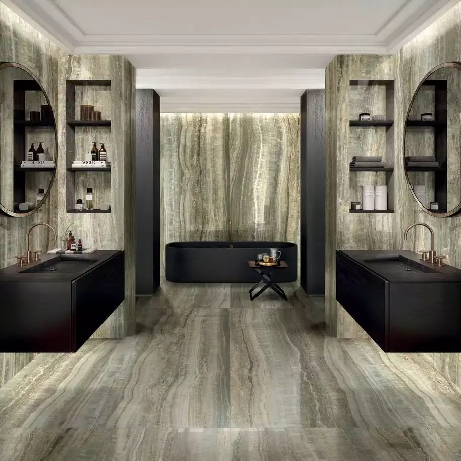 Керамограніт великоформатний Florim Eccentric Luxe Sage Glo 120х280 R 6mm (778823) - Фото 3