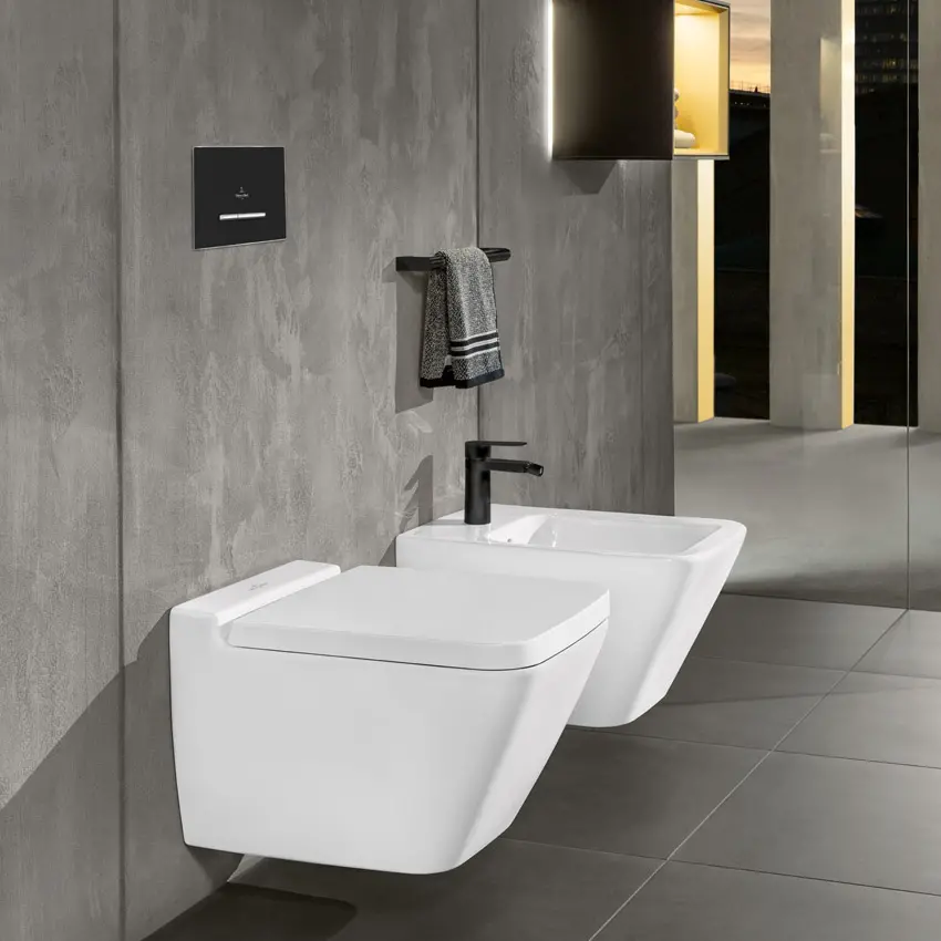 Клавіша змиву Villeroy&Boch ViConnect, антрацит матовий (922169D8) - Фото 2