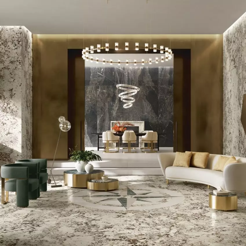 Керамограніт GranitiFiandre Marble Lab, Alaska White 120х120 Lappato 8mm (AL304X8120) - Фото 2