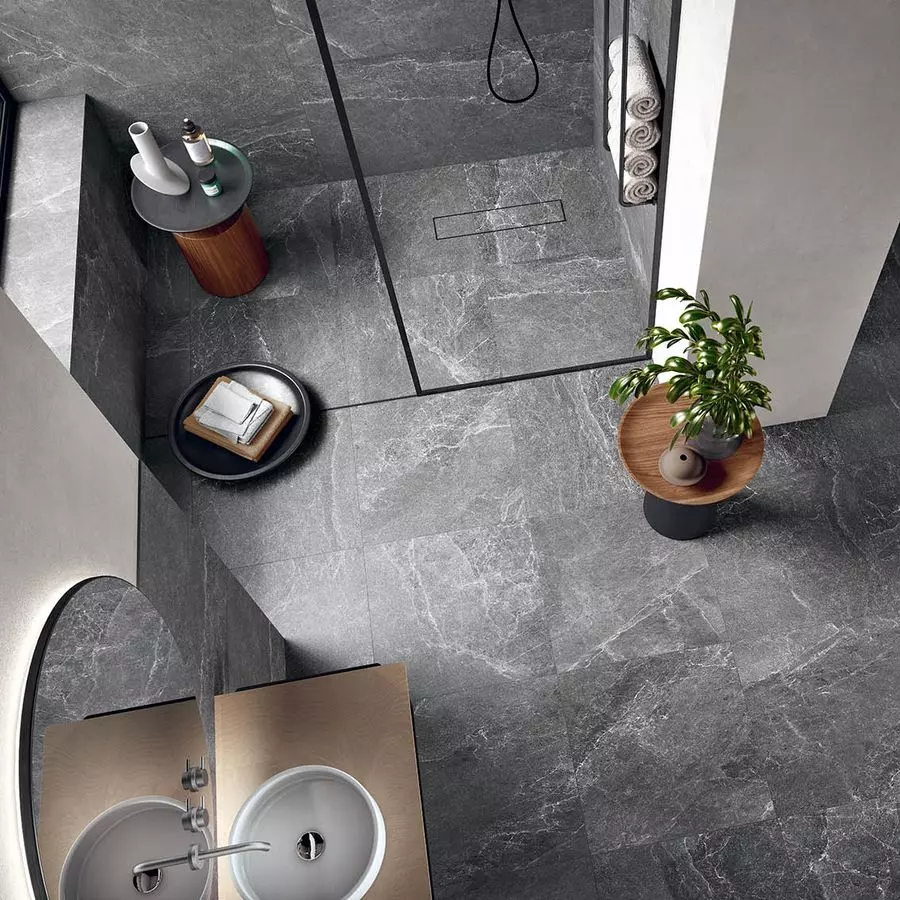 Керамогранит Blustyle Advantage Graphite Nat/Rtt 90х90 (BGGAD10) - Фото 2