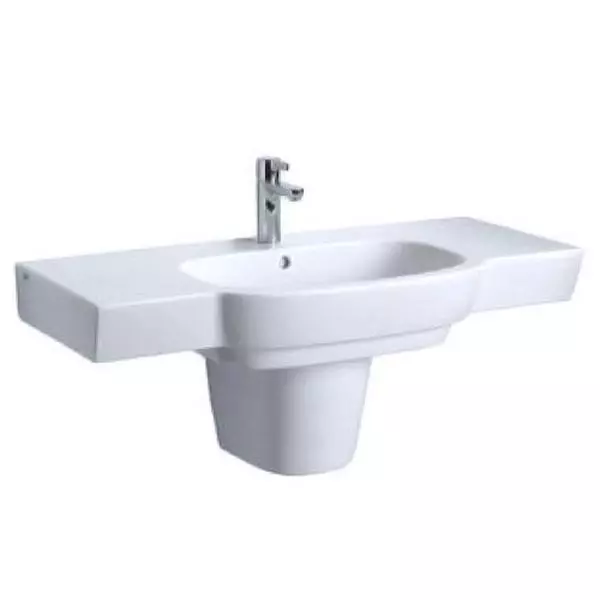 УЦІНКА: Напівп'єдестал Kolo TRAFFIC, білий (L97100000) - Фото 2