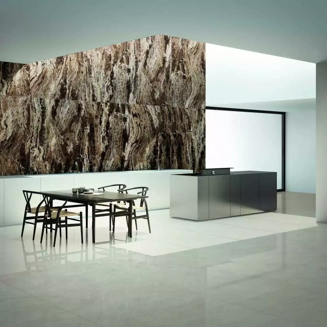 Керамогранит крупноформатный Marazzi Grande Marble Look Raffaello Satin 160x320 Rett. 6mm (M101) - Фото 2