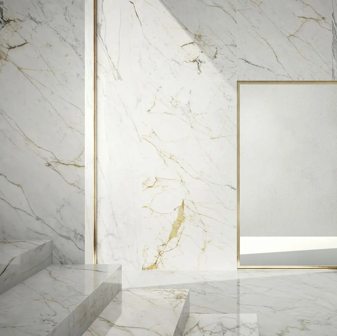 Керамогранит Marazzi Allmarble Golden White 60х120 Rett (M4GJ) - Фото 2