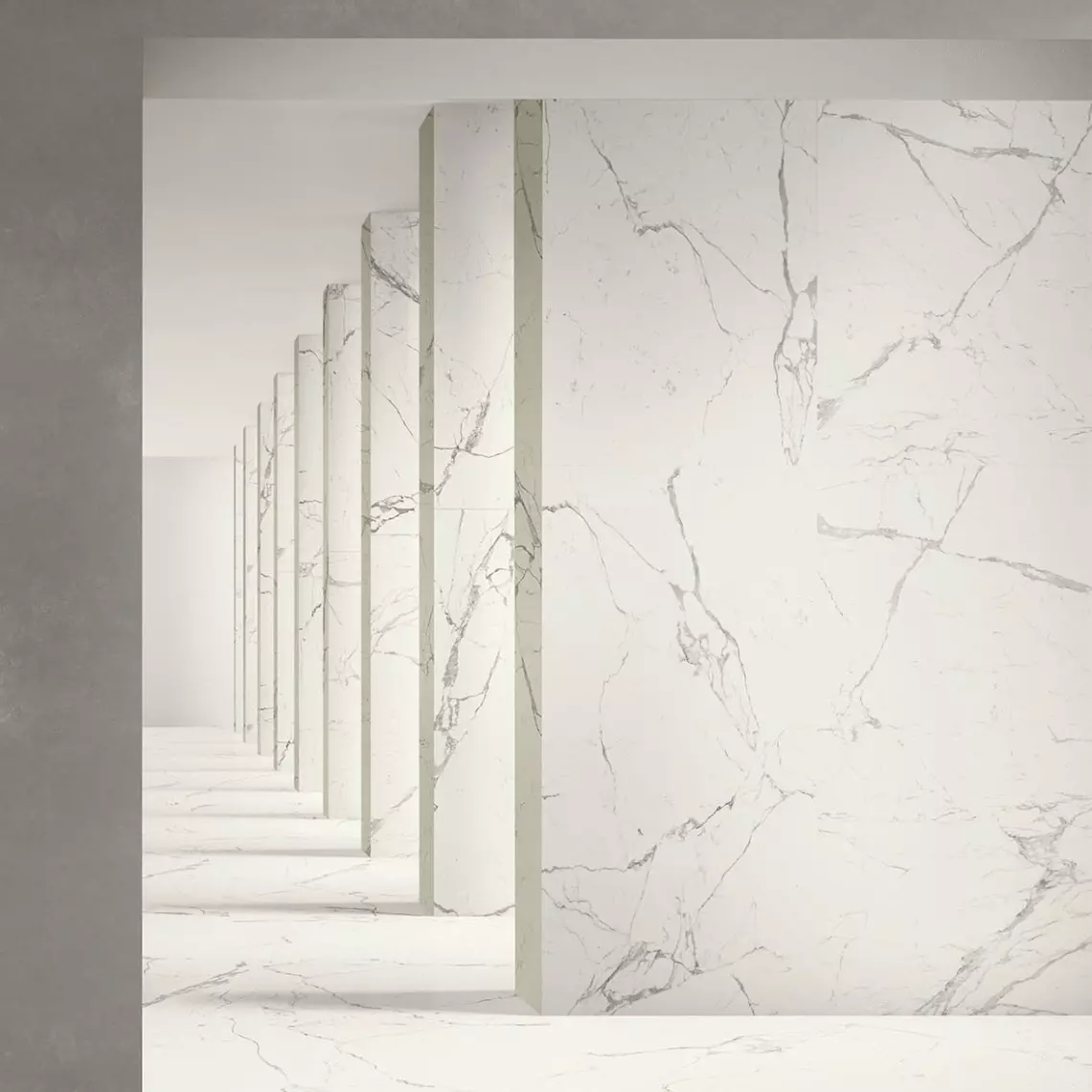 Керамогранит Marazzi Grande Marble Look Statuario Lux 120x278 6mm (M71C) - Фото 2