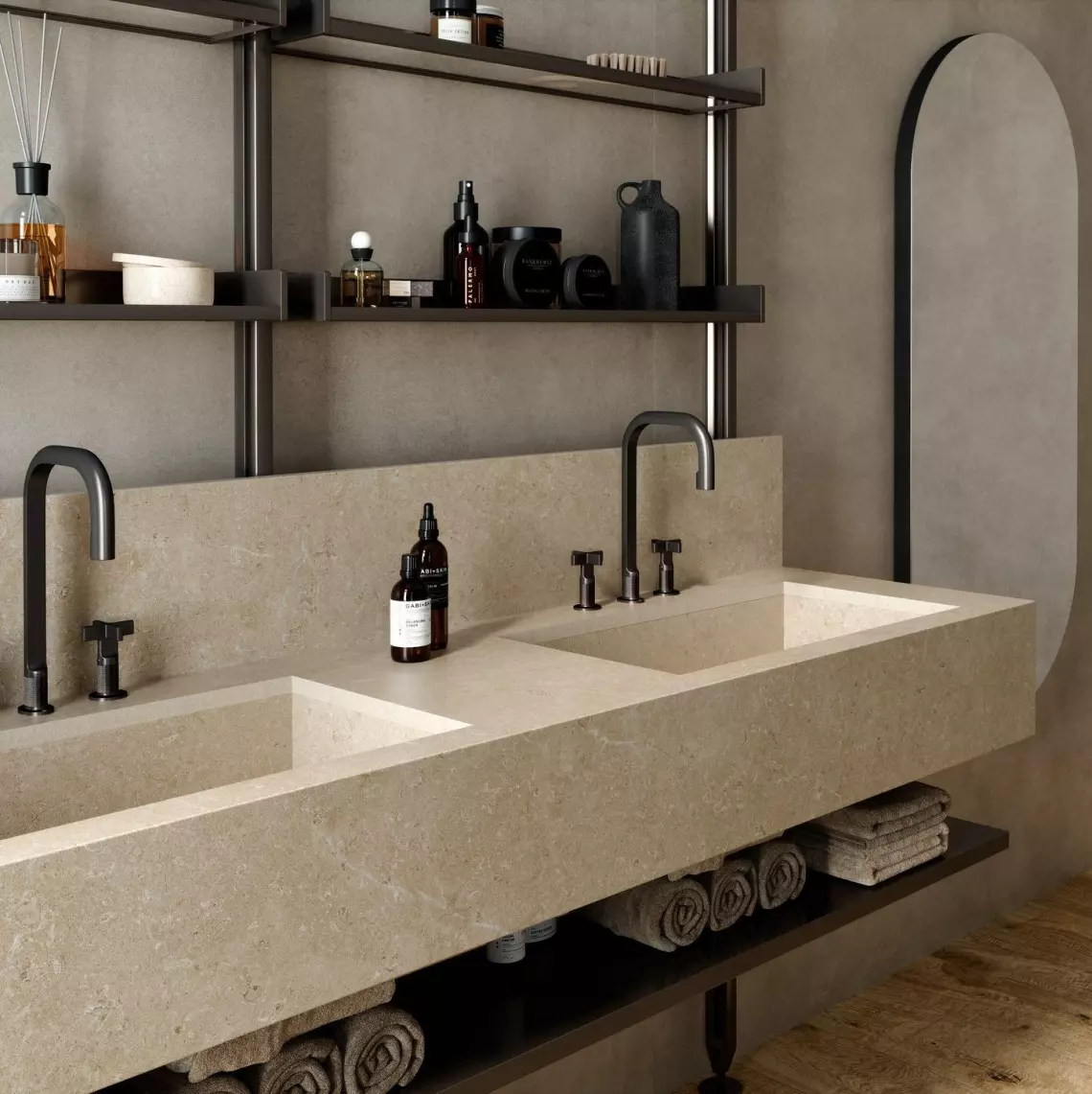 Керамогранит Marazzi Grande Stone Look Limestone Sand Satin Stuoiato 160х320 Rett. 6mm (MAM5) - Фото 2
