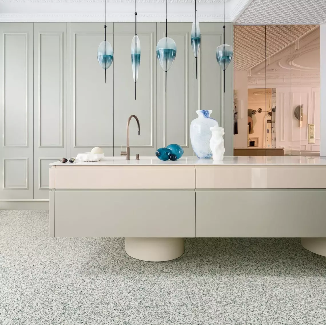 Керамограніт Marazzi Frammento, Micro Verde 120х120 Rett. 9mm (MN01) - Фото 2