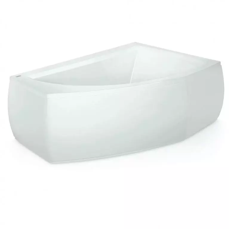 Ванна акриловая Pool Spa Aquamarina 175x100 (правая), ножки, панель без рамы, белый (PWAI510ZN000000_PWOI610OP000000) - Фото 2