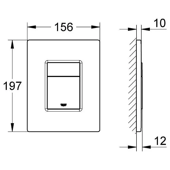 Клавіша змиву Grohe Skate Cosmopolitan (38732AL0) - Фото 4