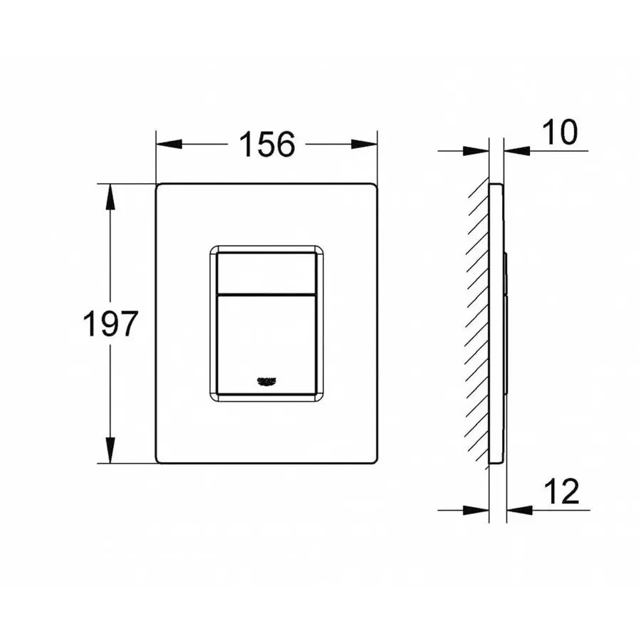 Кнопка змиву Grohe Skate Cosmopolitan (38732000) - Фото 3