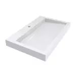 Умивальник накладний Miraggio Agness 750, бiлий (0000153) - Фото 1