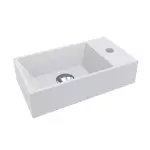 Умивальник накладний Miraggio Copper 400, білий глянсовий (0000162) - Фото 1