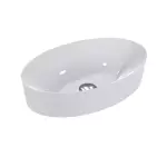 Умывальник врезной Miraggio Eva овальный, без крыла, белый глянец (0000187) - Фото 1