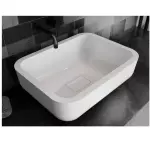 Умивальник накладний Miraggio Monaco, 44,7х59,5, білий глянсовий (0000218) - Фото 3