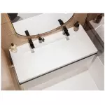 Умивальник підвісний Miraggio Olmos 1200, 53,3х120, білий глянсовий (0000224) - Фото 3