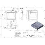 Умывальник над стиральной машиной Miraggio Tallinn, 59,8х60,3, белый глянцевый (0000248) - Фото 4