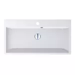 Умивальник накладний, врізний Miraggio Varna 800, 41,7х79,4 білий глянсовий (0000258) - Фото 2