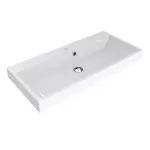 Умывальник накладной, врезной Miraggio Varna 900, 41,7х89,7, белый глянцевый (0000260) - Фото 1