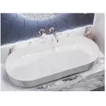 Умивальник накладний Miraggio Marta 900, овальний, 42х90, білий глянсовий (0000692) - Фото 3