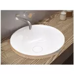 Умывальник врезной Miraggio Siena, 45,1х45,1, круглый, белый глянцевый (0000752) - Фото 3