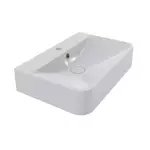 Умивальник накладний/підвісний Miraggio Chamonix, білий глянсовий (0000759) - Фото 1