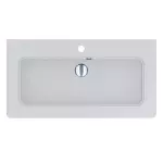 Умивальник підвісний Miraggio Rostriks Tres, 42х80, білий глянсовий (0001540) - Фото 2