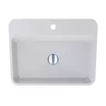 Умивальник для підлоги, пристінний Miraggio Sun, 45х60, білий глянсовий (0002390) - Фото 2