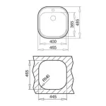 Кухонная мойка Teka Stylo 1B нерж. сталь (10107045) - Фото 2