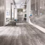 Керамограніт Casalgrande Padana Marmoker Travertino Titanium 118x236 Lucido 6,5 мм (10900011) - Фото 2