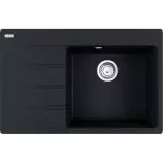 Кухонна мийка Franke Centro CNG 611-78 TL, накладна, крило зліва, 78х50, граніт онікс (114.0630.471) - Фото 1