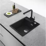 Кухонна мийка Franke Maris MRG 610-37 TL, накладна, 41х51, граніт сахара (114.0668.866) - Фото 2