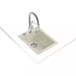 Кухонная мойка Teka Forsquare 34.40 TG, врезная, грантиная, крем (115230013) - Фото 2