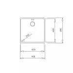 Кухонна мийка Teka Radea 40.40 TG під/над стільницю, гранітна, карбон (115230048) - Фото 4